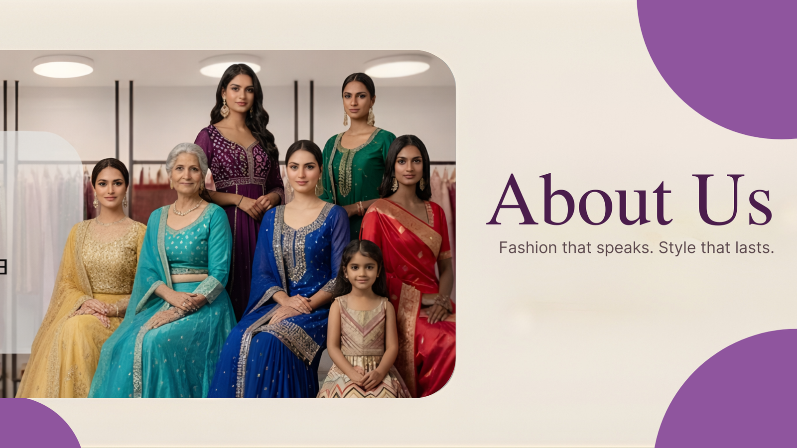 Fashion Collection Banner